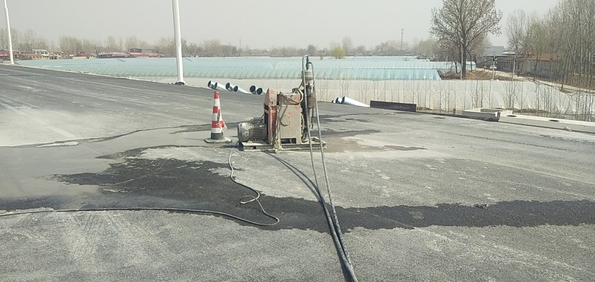 张家口道路回填土下沉注浆